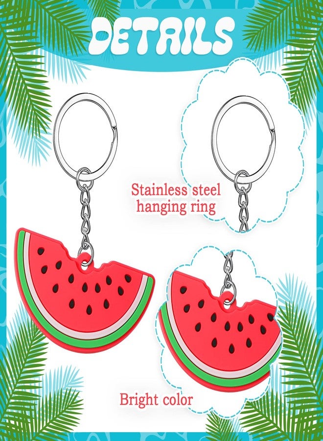 Yinkin 36 Pcs Summer Party Keychains Beach Flamingo Pineapple Turtle Surfboard Keychain for Summer Pool Theme Favor Luau Tropical Hawaiian Sea Party Supplies, 9 Styles(Pool Style) - Image 3
