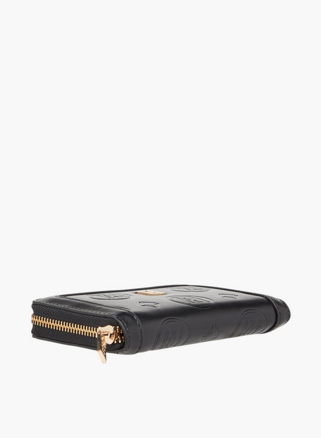 ELLE Monogram Embossed Zip Around Wallet  - Image 4