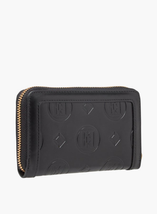 ELLE Monogram Embossed Zip Around Wallet  - Image 2