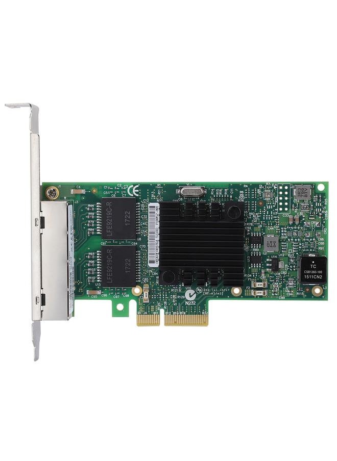 Thoraya - PCI-E 4-port Server Gigabit EtherneT network Card Adapter For intel i350 T4 PCI-Ex4 - Image 1