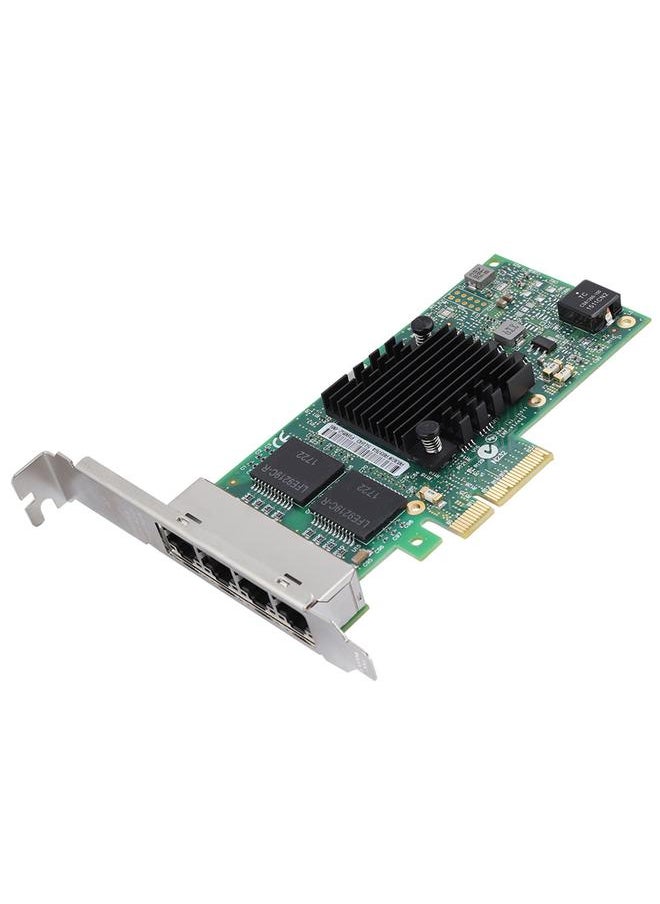 Thoraya - PCI-E 4-port Server Gigabit EtherneT network Card Adapter For intel i350 T4 PCI-Ex4 - Image 1