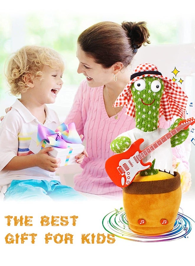 GROIC Dancing Cactus Sing Dance Record Learn Words Shine and Twist Plush Toys For Kids - Image 2