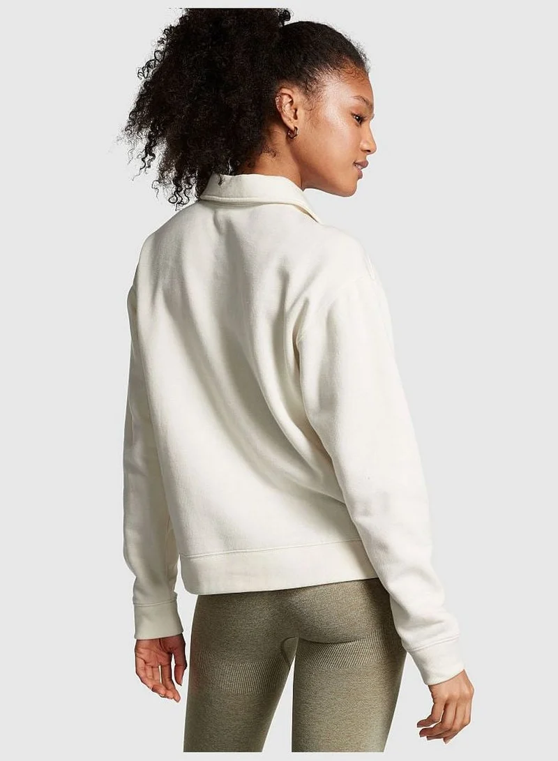 Victoria's Secret Everyday Fleece Polo Sweatshirt