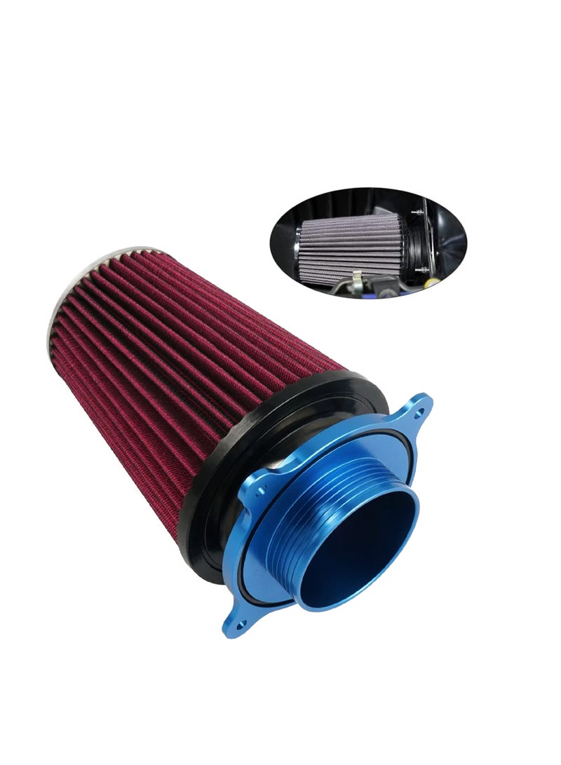 General High Flow Air Filter Intake Kit, Blue  - Image 4
