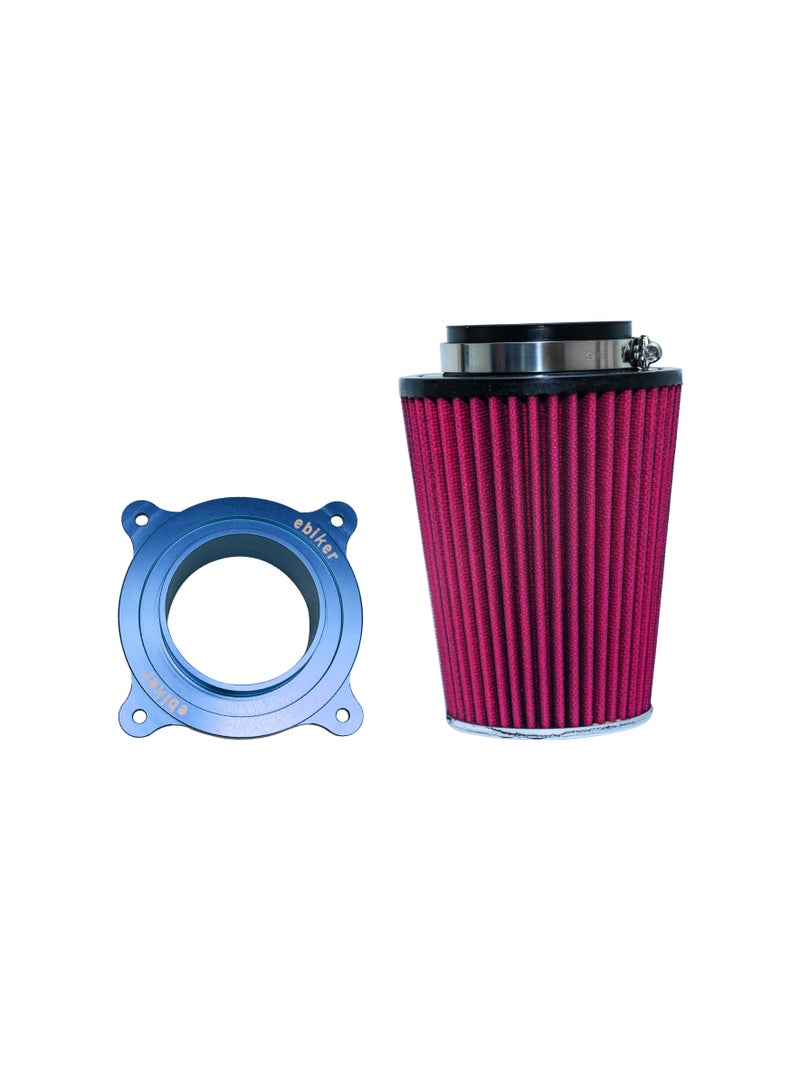 General High Flow Air Filter Intake Kit, Blue  - Image 1
