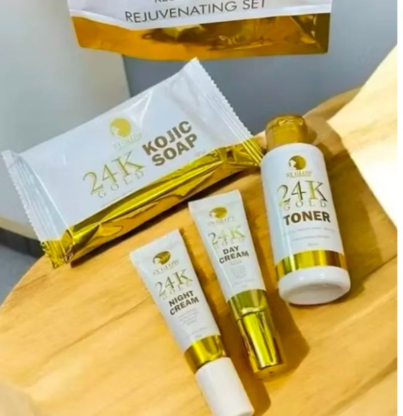 SY GLOW Whitening Glowing Skin 24K GOLD RESORCINOL REJUVENATING SET - Image 2