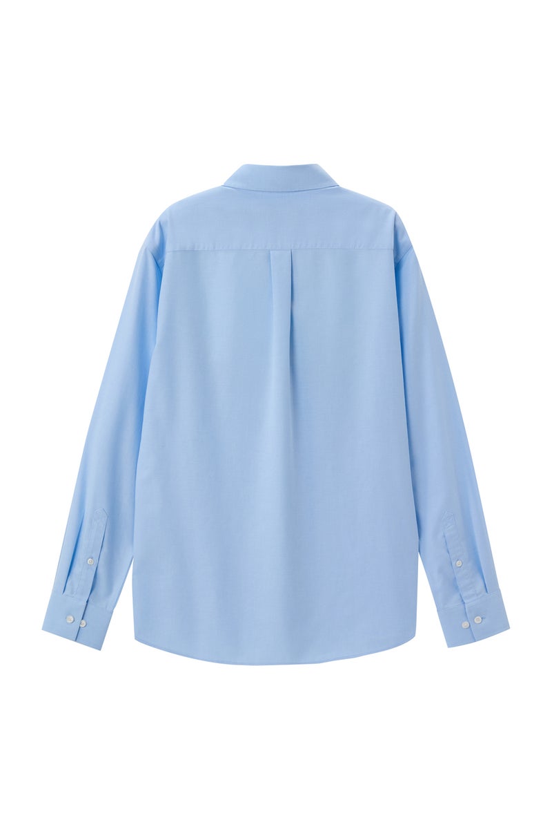 جيوردانو قميص رجالي أزرق مقاوم للتجعد - Image 2