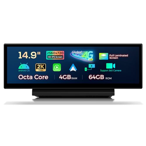 XTRONS 149 Inch Android 13 Car Stereo for Audi A6 A7 RS6 RS7 S6 S7 20122015 MMI 3G3G System 2K IPS Touch Screen 464 GB 4G LTE Car Radio GPS Navigation Support Wireless CarPlay Android Auto - Image 1