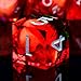 Froggod Moss Skull DND Dice Set 7Pcs Sharp Edge DD Dice with Gift Box for for Dungeons and Dragons Resin D and D Role Playing Dice D20 D12 D10 D8 D6 D4 Blood - Image 2