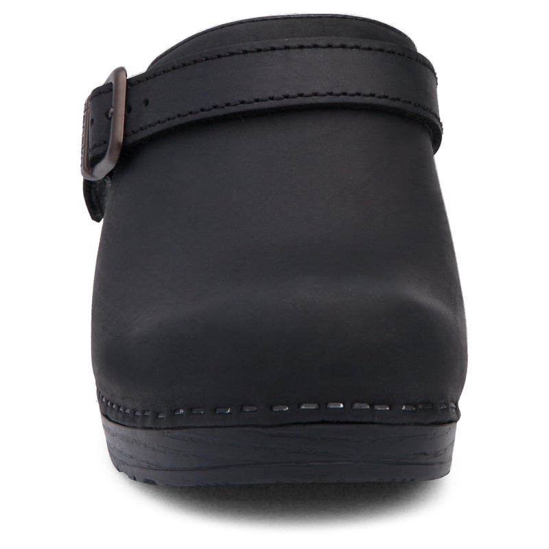 Dansko Ingrid Sling Back Mule Clog for Women - Anti-Fatigue Rocker Bottom Promotes Forward Foot Motion - Premium Leather Uppers for Long-Lasting Wear Black 7.5-8 M US - Image 4