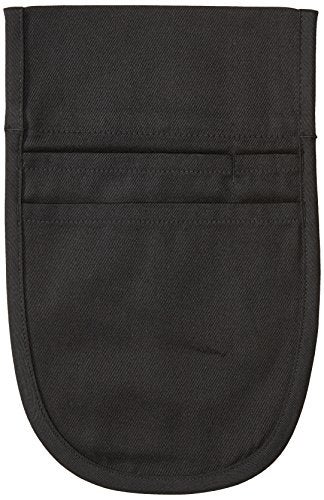 Uncommon Threads Unisex Pouch Apron for Restaurant and Work Uniform, Black - Image 1