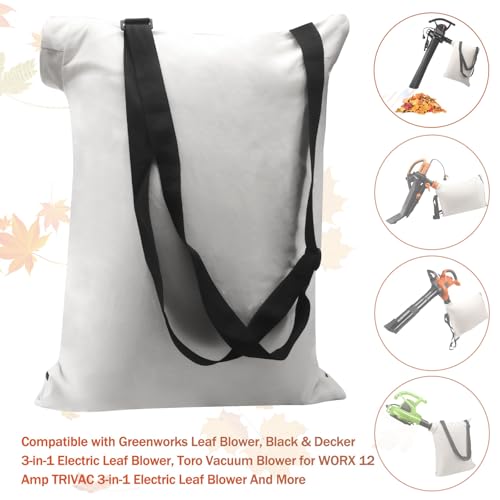 Haiouus Universal Leaf Vacuum Blower Bag Bottom Debris Dump Bag, Compatible with Leaf Blowers and Ultra Blower Rake, Suitable for Most Blowers - Image 2
