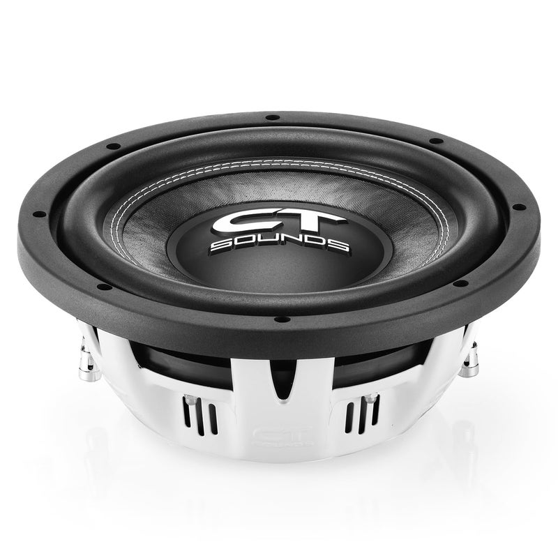 CT Sounds سماعة سيارة CT Sounds هايدرو 10 بوصة مزدوجة 4 أوم 1000 واط رفيعة التركيب - Image 1