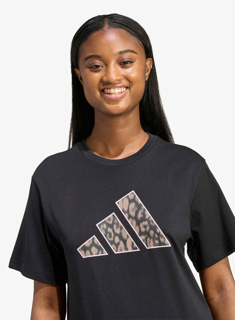 Adidas  Animal Graphic T-Shirt for Women | Best Price UAE