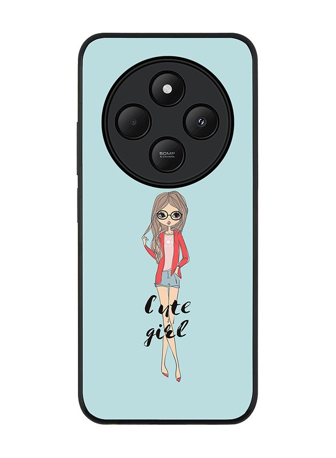 Stylizedd For Xiaomi Poco C75 Case,Slim fit Camera Protection, Shockproof Thin Phone cover - Dreamer Cute Girl - Image 1