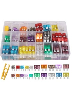 SYOSI Car Blade Fuse Standard Fuses for Auto Fuses Replacement Assorted Auto Truck Car Standard Blade Fuses with Fuse Extractor Car Blade Fuse Standard Fuses Blade Fuse Assortment Set  - Image 1