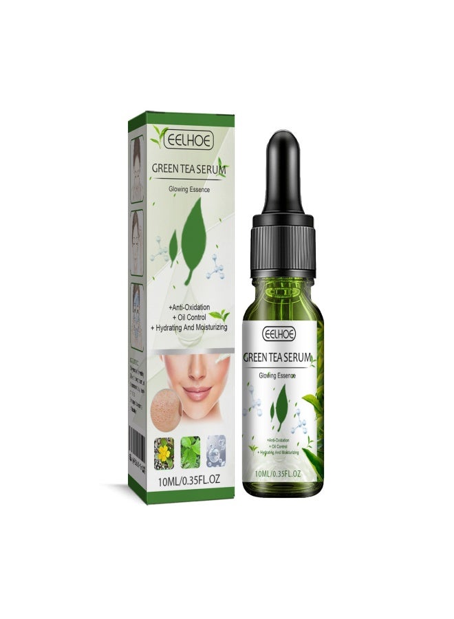 إيلهو EELHOE مرطب الشاي الأخضر، خفيف ورقيق، يقلص المسام، خلاصة تنشيط وتجديد الشباب - 10 مل - Image 1