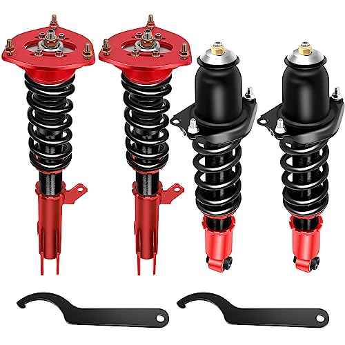 ECCPP نوابض تعليق ECCPP القابلة للتعديل لسيارات تويوتا كورولا 2003-2008 / تويوتا ماتريكس 2003-2008 (لا تناسب طراز AWD أو XRS) - أحمر - Image 1