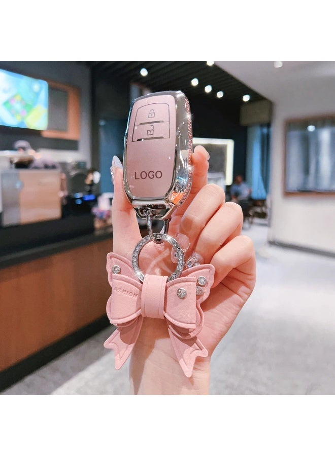 Suitable for key covers of Toyota models, including Toyota Yaris, Toyota Bz 3, Toyota Vios, Toyota Levin, and high-end special vehicle key protection covers. - Image 1