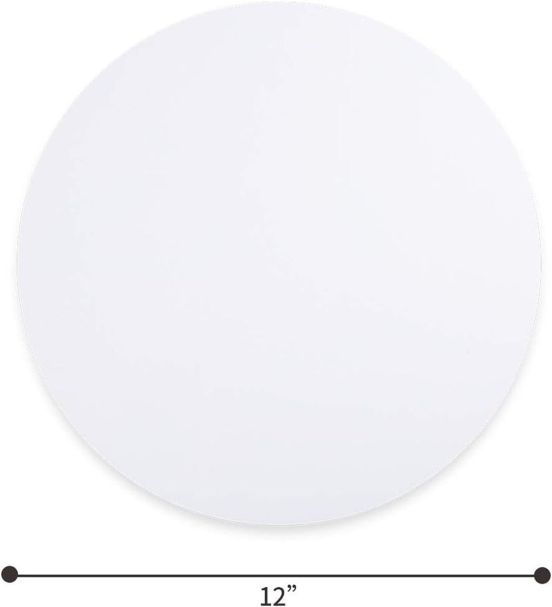 TRANSON طقم 6 لوحات قماشية دائرية للرسم 12 بوصة - Image 3