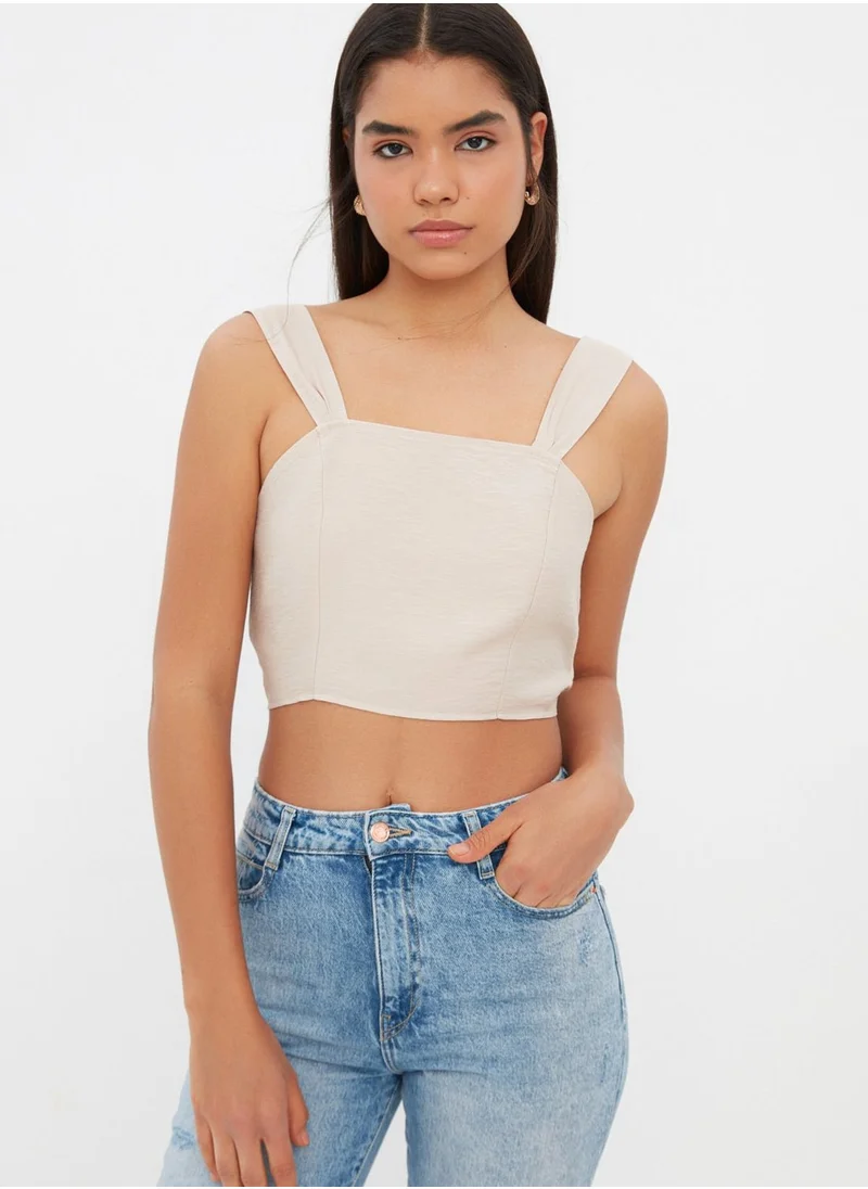 trendyol Strappy Crop Top