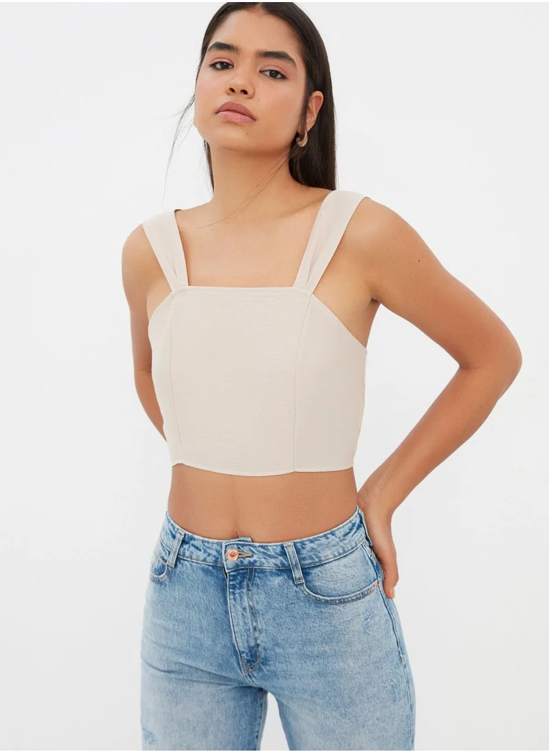 trendyol Strappy Crop Top