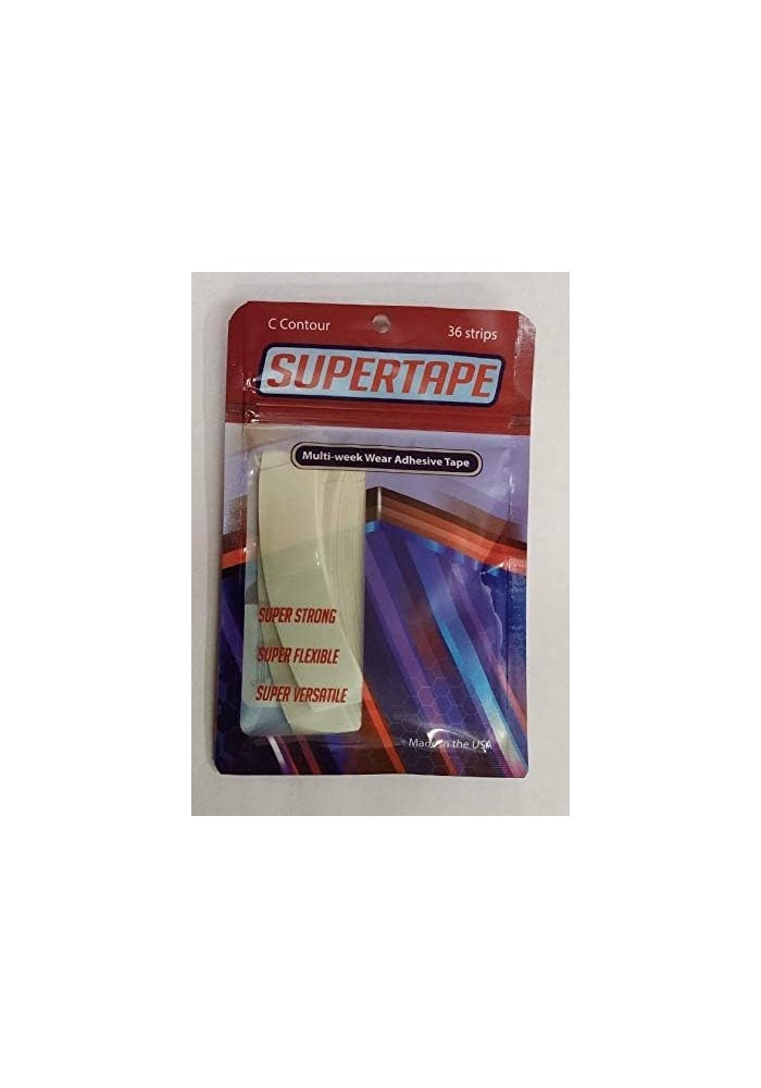 Supertape CC Contour Hairpiece Tape by True Tape, LLC - Long Lasting Hold for Wigs and Hairpieces - Image 3