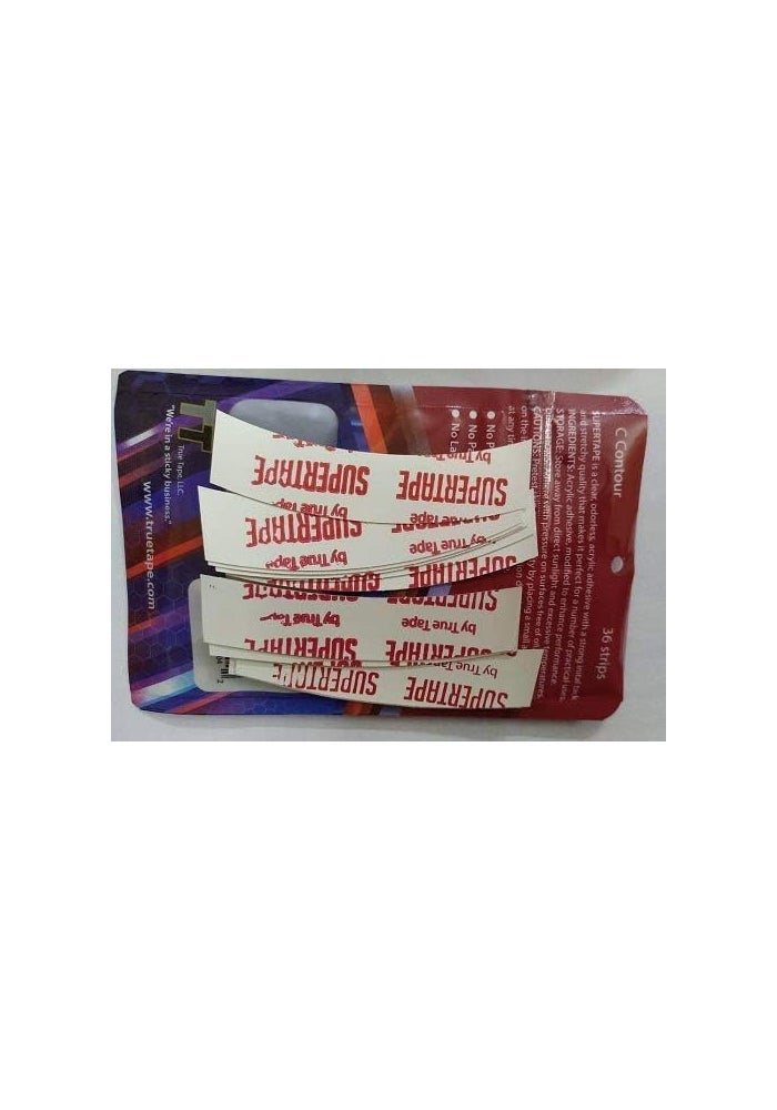 Supertape CC Contour Hairpiece Tape by True Tape, LLC - Long Lasting Hold for Wigs and Hairpieces - Image 2
