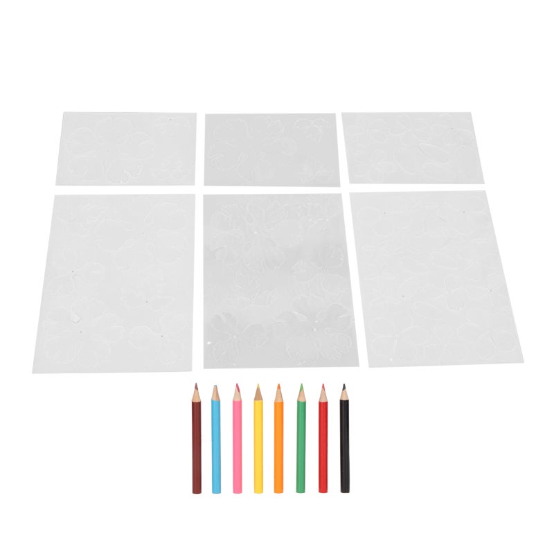 Heat Shrink Paper: 2-Sided Glossy & Frosted Bops Material - Easy Operation Shrinky Sheets for Kids Art Supplies, Beginner Craft Kit & Diy Jewelry - Image 5