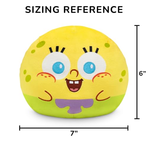 TeeTurtle Spongebob Squarepants 6" Reversible Plushie - Spongebob Squarepants and Patrick Star - Bikini Bottom Buddies Amazon Exclusive - Cute Kawaii Soft Stuffed Animal - Image 4
