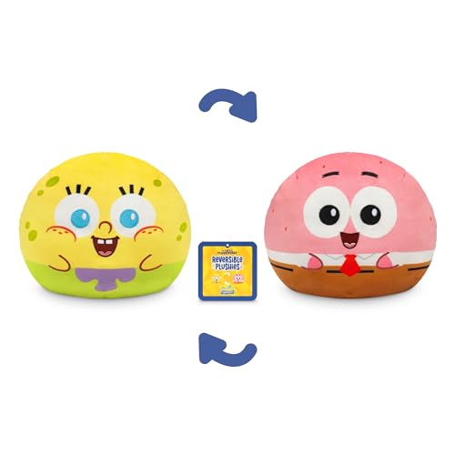 TeeTurtle Spongebob Squarepants 6" Reversible Plushie - Spongebob Squarepants and Patrick Star - Bikini Bottom Buddies Amazon Exclusive - Cute Kawaii Soft Stuffed Animal - Image 3