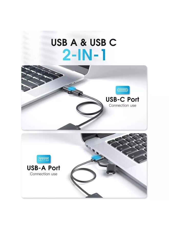 باى يزى موزع USB 3.0، 4 منافذ، فائق النحافة وقابل للحمل - Image 3