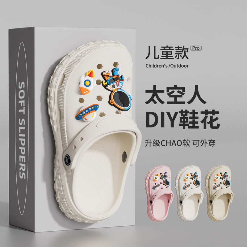 Children's Summer Clog Slippers - Non-Slip EVA Hole Shoes for Kids, Toddlers, and Adults - Couple Style - Image 3