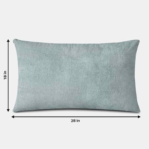 Sleepyhead Waterproof Bamboo Terry Pillow Protector, (28"x18", Set of 2, Grey) - Image 3