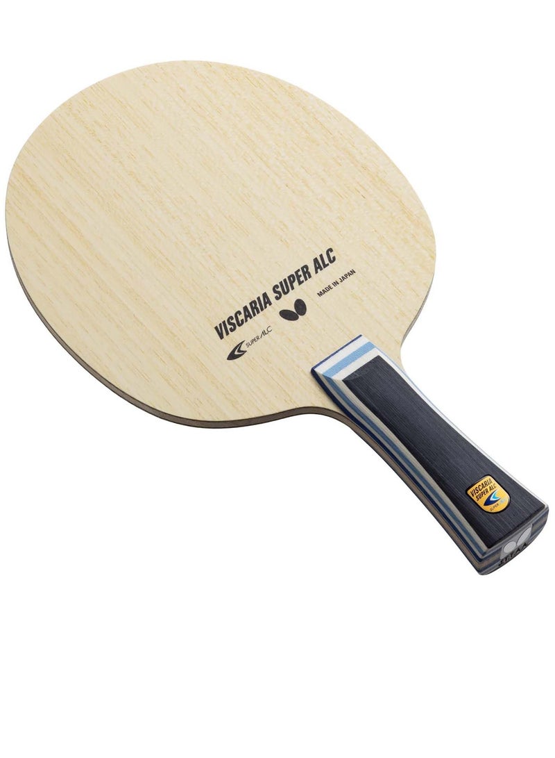 Butterfly Viscaria Super ALC Table Tennis Blade Super Arylate-Carbon Fiber Blade  Professional Butterfly Table Tennis Blade FL (Flared) Handle Styles Made in Japan 4906901213791 - Image 1