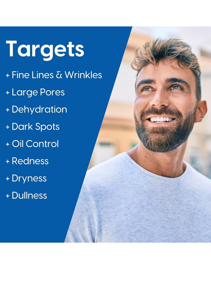 Strive Strive - Mens Face Moisturizer - Mens Skin Care, Lotion for men, All Skin Types, Fragrance Free, Clear Skin, Anti-aging, Clinical Strength, 4% Upgraded Niacinamide, Hyaluronic Acid & Ceramides - 50g  - Image 3