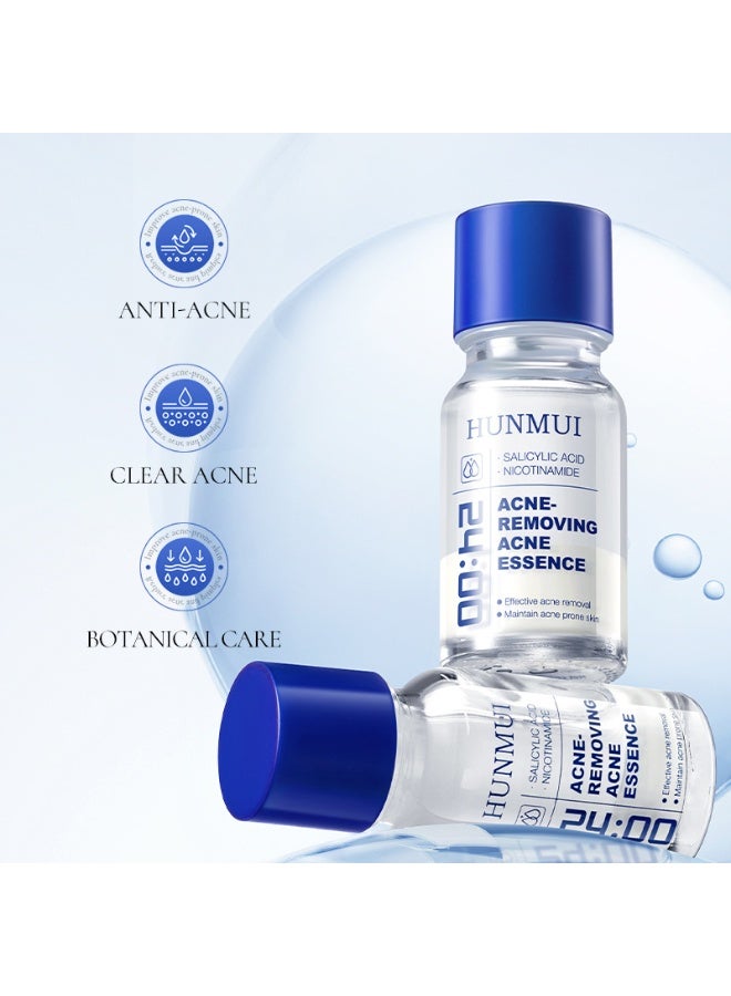HUNMUI ACNE REMOVING ACNE ESSENCE, Salicylic Acid Drying Lotion – Fade Acnes Marks, Improve Skin Condition, Oil Control, Gentle Skincare for Sensitive Skin 10ml/0.35fl.Oz - Image 3