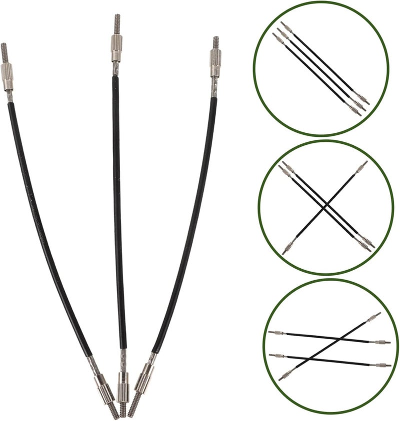 TOYANDONA 3pcs Violin Accessories Kit Violin Tail String Replacement Strings for Tailpiece - Image 4