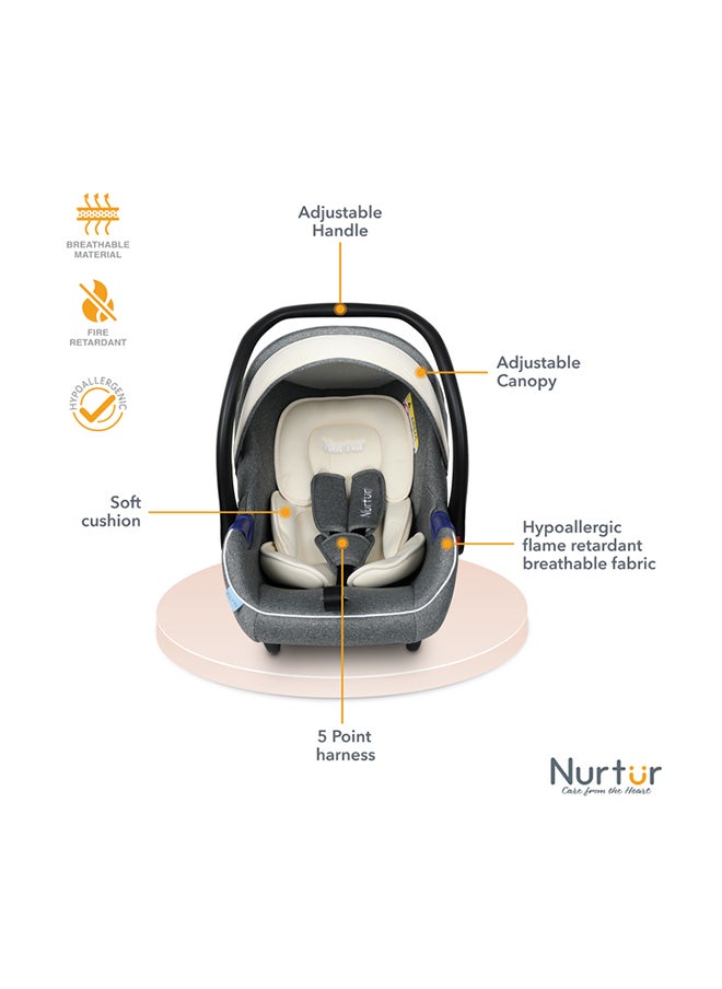 Nurtur حاملة الأطفال نيمو بمظلة ومقبض قابلين للتعديل، من 0 إلى 9 أشهر، 13 كجم  - Image 4
