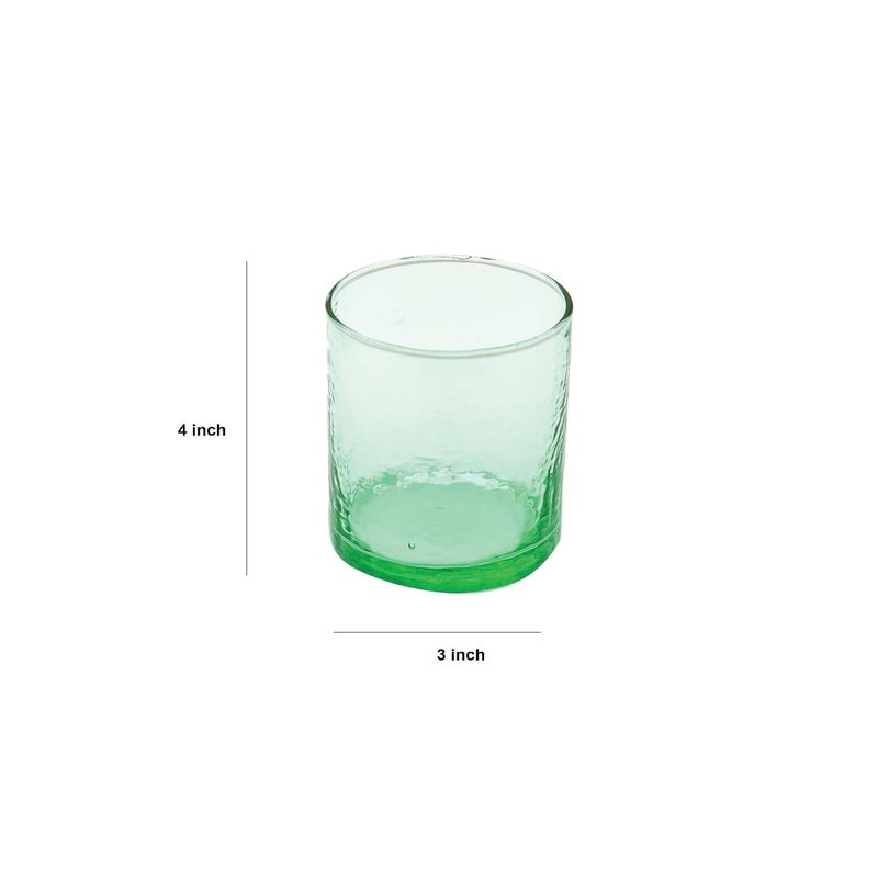 NATURAHIVE Everyday Drinking Glasses Set of 4 Drinkware Glasses Kitchen Glasses for Cocktail Iced Coffee Ice Tea Wine Whiskey Water 4 Short Dof Drinking Glass Water Glass Set of 4 PC - Image 4