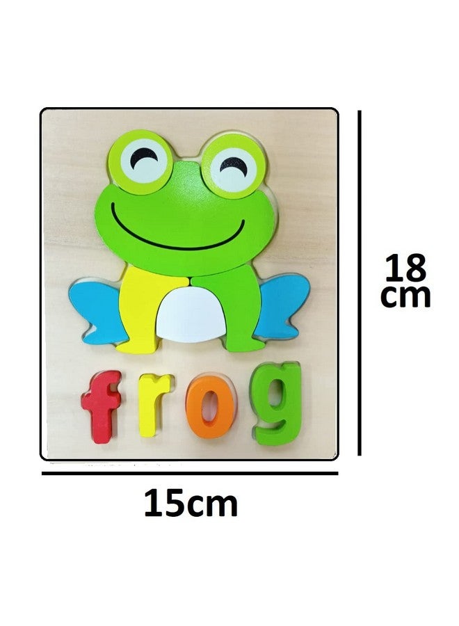 سمونيو أحجية الصور المقطوعة الخشبية ثلاثية الأبعاد المصنوعة يدويًا من سمونيو، مناسبة للأطفال من سن 3 سنوات فما فوق؛ مكعبات ألعاب متعددة الألوان لتعليم الحروف والأرقام، مناسبة للأولاد والبنات (15 سم × 18 سم، 2 حيوان مائي - B) - Image 2