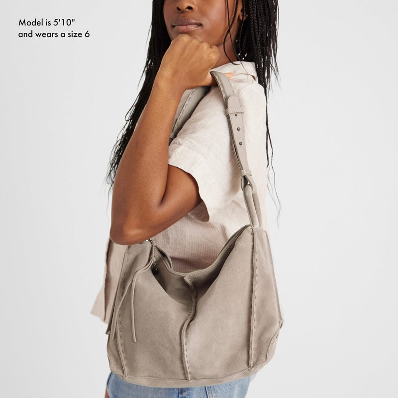The Sak Los Feliz Hobo Purse - Premium Large Leather Women's Handbag for Everyday & Travel - Durable Purse With Zipper Pocket - Image 3