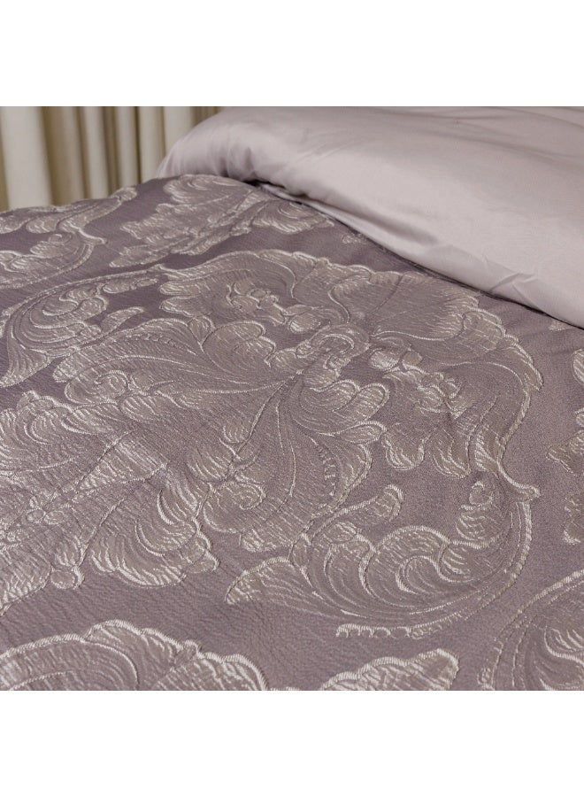 FoamZone Jacquard Microfiber Comforter, 10 PCs King Size 270x260 cm - Image 4