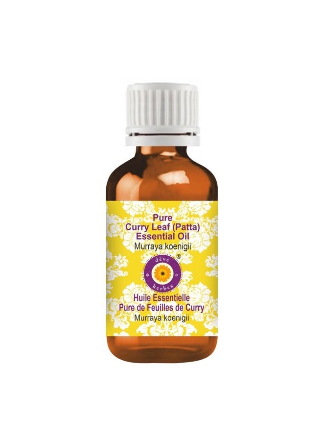 Deve Herbes Pure Curry Leaf (Patta) Essential Oil 10ml (0.33 oz) - Image 1