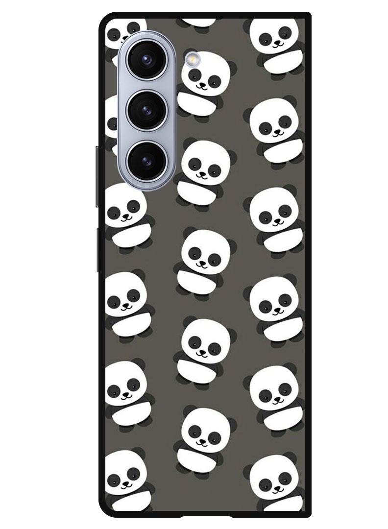 Theodor Protective Case Anti Scratch Shock Proof Bumper Cover For Samsung Galaxy Z Fold 5 Panda - Image 1