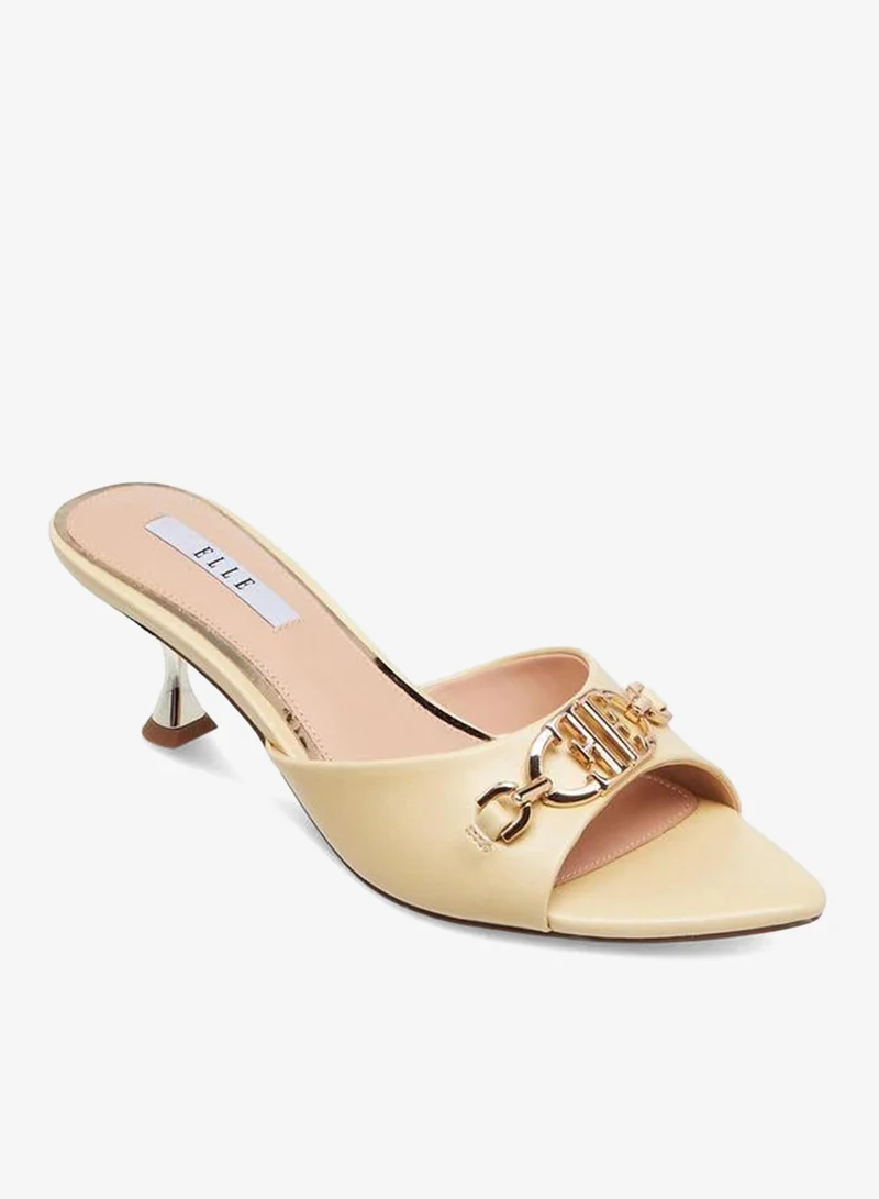 ايل Women Flared Heel Sandals