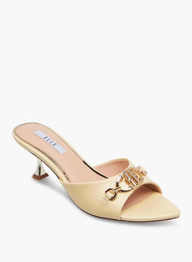 Elle Women Flared Heel Sandals