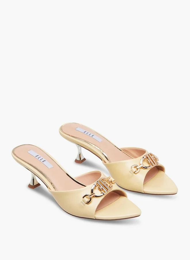 Elle Women Flared Heel Sandals