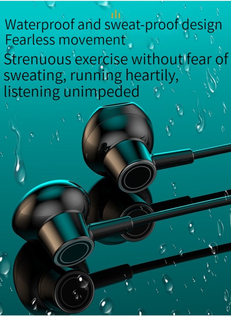 Generic - Digital display neck-worn wireless bluetooth headset multi-functional large-capacity semi-in-ear sports stereo hanging neck headset - Image 1
