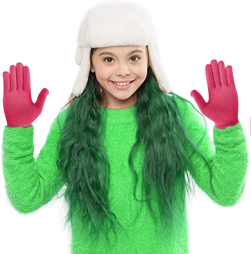 GOLEDLF Store Winter Magic Gloves for Adults, 5 Pairs of Stretchy Knit Warm Gloves for Men, Women and Teens - Image 2